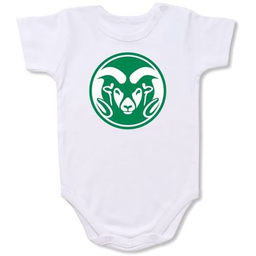 Colorado State Rams Baby Bodysuit Creeper #01